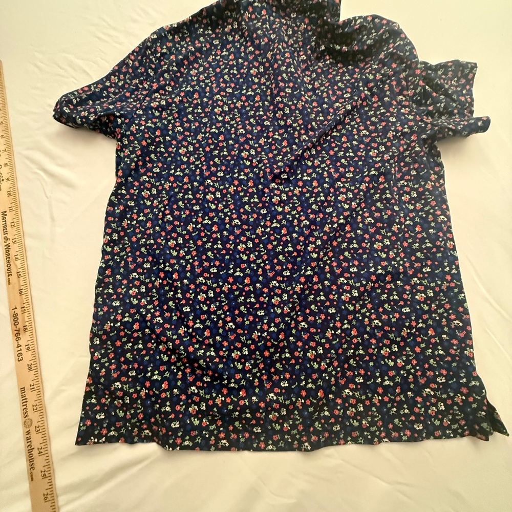 Ralph Lauren Multicolored Floral Short Sleeve Polo Mens L. Button Up. Great Cond - Picture 2 of 7